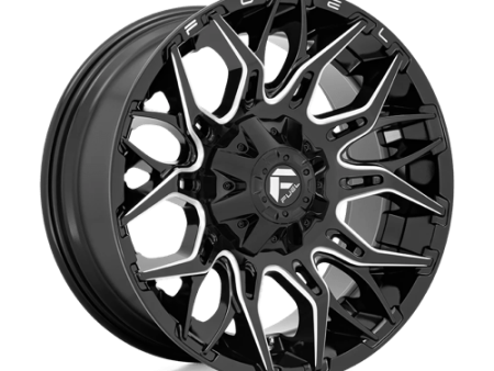 Fuel 1PC D769 20X9 5X4.5 5.0 G-BLK-MILL 01MM on Sale