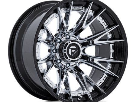 Fuel 1PC D402 20X10 8X180 CHR G-BLK -18MM Online Hot Sale