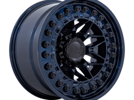 Black Rhino Hard Alloys BR008 17X9 5X5.0 MN-BLUE -12MM Fashion