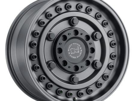 Black Rhino Hard Alloys BRARY 17X9.5 5X5.0 5.5 GNBLK -18MM For Sale