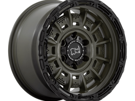 Black Rhino Hard Alloys BR002 20X10 8X6.5 OD-GRN BLK-LP -18MM Online Sale