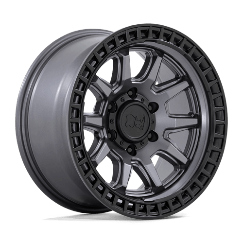 Black Rhino Hard Alloys BR001 17X8.5 5X5.0 M-GNMTL BLK-LP -10MM on Sale