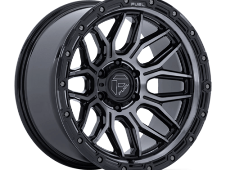 Fuel 1PC D881 17X9 5X5.0 G-BLK-MCH-GTCC -12MM Sale