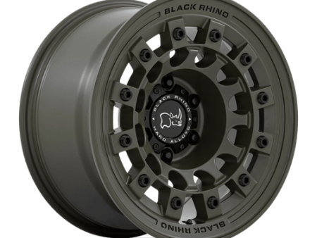 Black Rhino Hard Alloys BR004 17X9 5X5.0 OD-GRN -12MM Sale