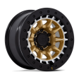 Black Rhino Hard Alloys BR016 17X8.5 5X5.0 M-GOLD-MCH -10MM Online Sale