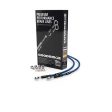 Goodridge 93-99 Triumph Tiger 855 CARB Electric Blue Rear SS Brake Lines Hot on Sale