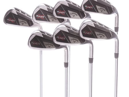 Callaway RAZR X Steel Men s Right Hand Irons 4-PW Uniflex - Callaway Razr X For Cheap