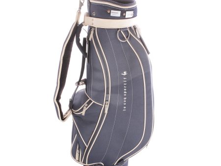 Le Coq Sportif Second Hand Cart Bag - Blue White Hot on Sale