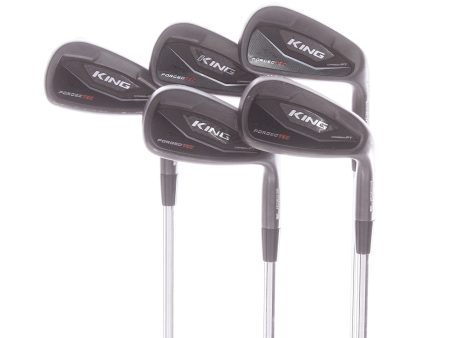 Cobra Forged Tec Black Steel Mens Right Hand Irons 6-PW +1 2  Stiff Cobra Sale