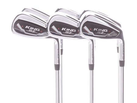 Cobra Speedzone One Length Steel Men s Right Hand Irons 6-GW Regular - KBS Tour 90 For Sale