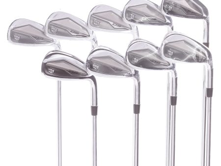 Wilson Staff D9 Forged Steel Mens Right Hand Irons 3-PW+GW Stiff - Dynamic Gold 120 S300 Online now