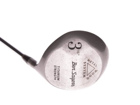 Ben Sayers Contact Pro Steel Mens Right Hand Fairway 3 Wood 16 Degree Regular - True Temper Fashion