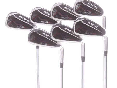 Rife RX2 Max Steel Men s Right Hand Irons 5-SW  Regular - Rife Supply