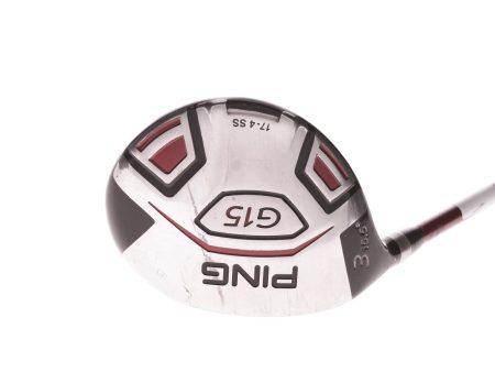 Ping G15 Graphite Mens Left Hand Fairway 3 Wood 15.5 Degree Regular - TFC 149 Online Sale