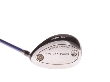 MD Golf Equaliser Graphite Men s Right Hand Hybrid 24 Degree Regular - Pro Launch Blue Grafalloy Online