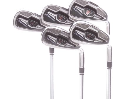 Wilson Staff D350 Steel Mens Right Hand Irons 7-SW Uniflex Wilson SL 80 Online Hot Sale