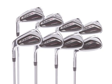 Cobra King F9 Speedback Steel Mens Left Hand Irons 4-PW+GW +1  Stiff - KBS Tour 90 Hot on Sale